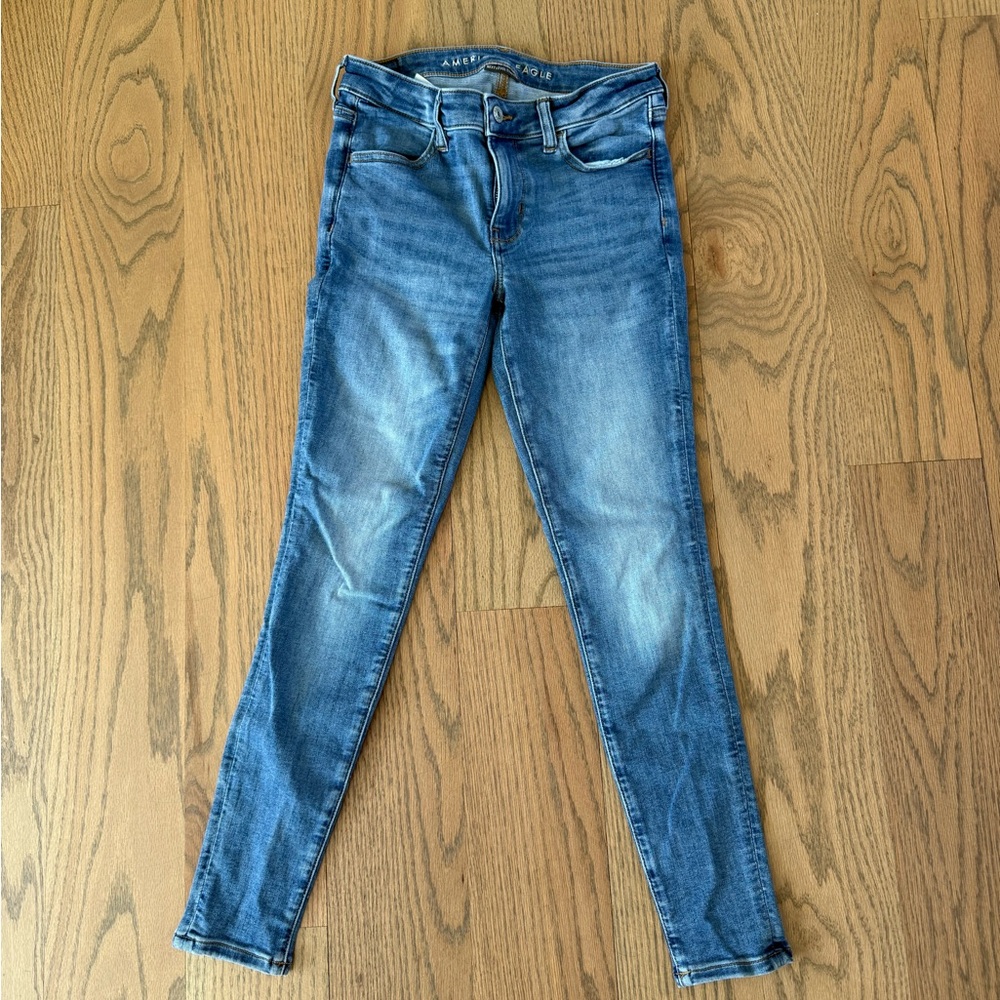 American Eagle Outfitters Women's Skinny Jeans - Blue